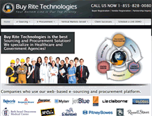 Tablet Screenshot of buyritetechnologies.com